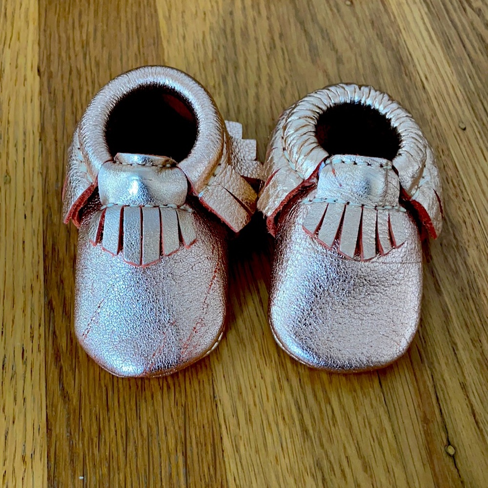 COPY - Rose Gold Freshly Picked Moccasins